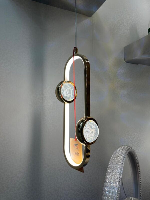 7447/1 HANGING ROSEGOLD AND GOLD